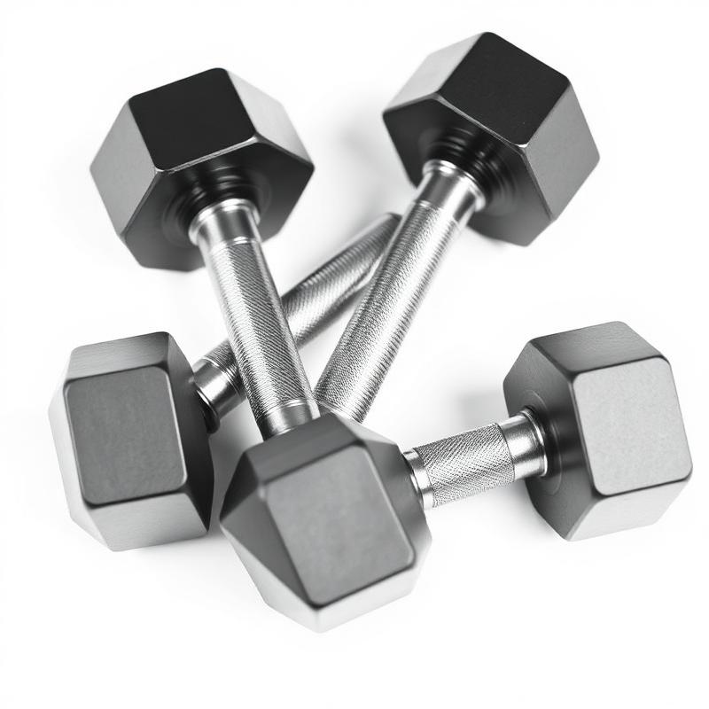 Hex Rubber Dumbbells (Pair)
